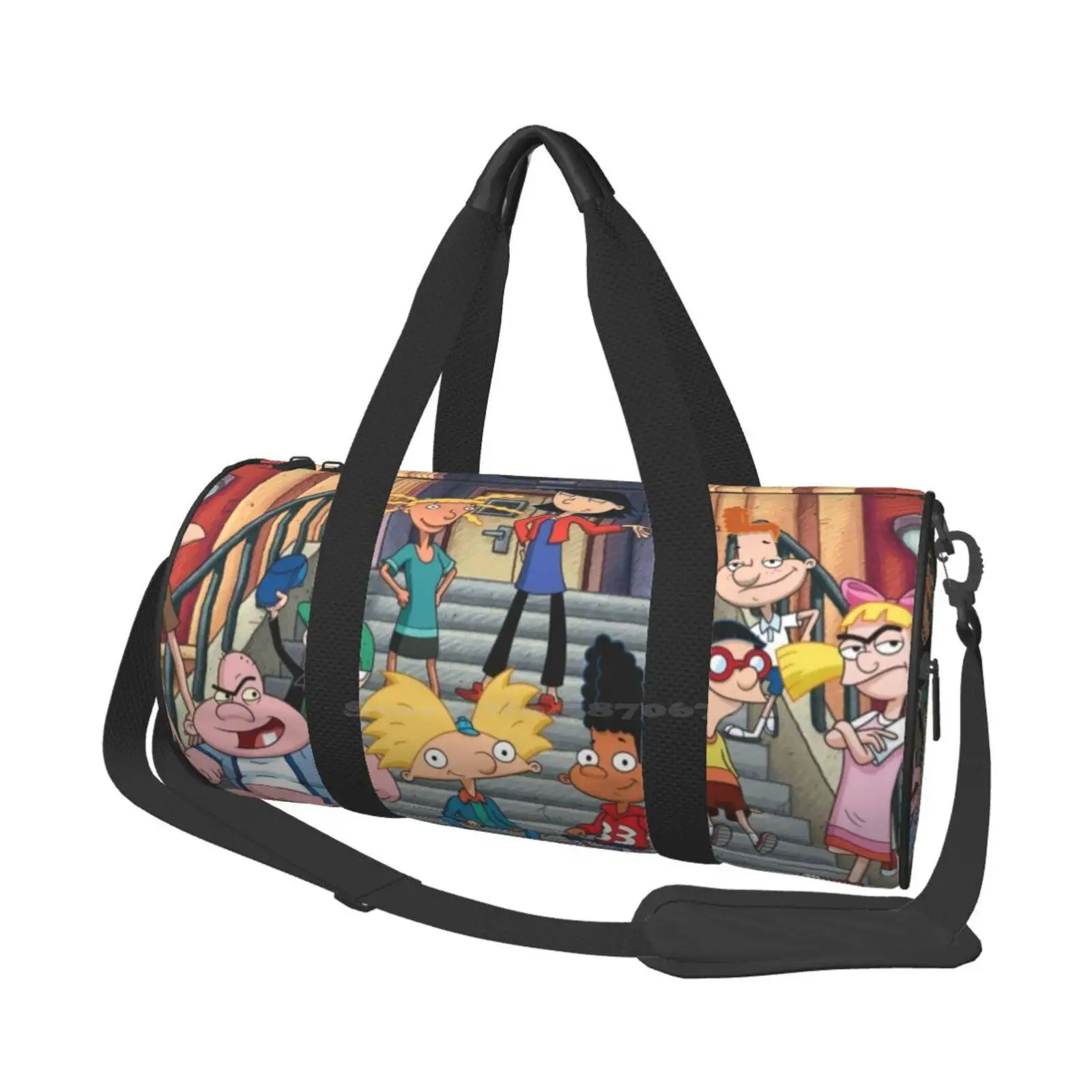 

Large-Capacity Shoulder Bag For Shopping Storage Outdoor Nickel 90S Arnold Nick Cartoon Helga Cartoons Gerald Hey 90S Cartoons