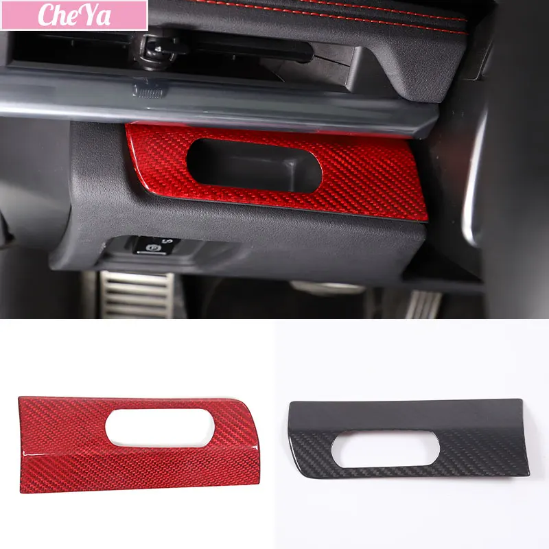 

Для Chevrolet Corvette C8 2020-2023 автомобильный накладной дисплей Регулировка рамы отделка крышка из настоящего углеродного волокна аксессуары для интерьера LHD