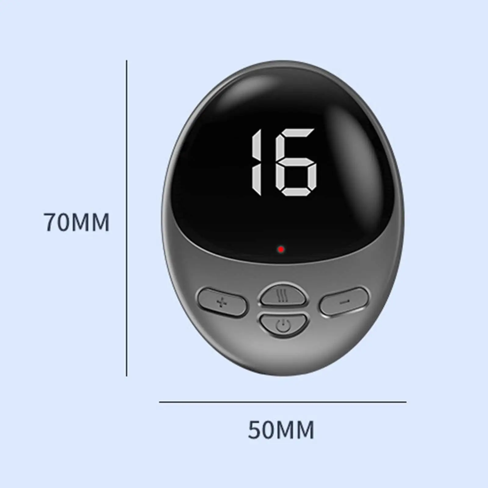 Массажные накладки 6 режимов мини-массажер для шеи регулируемый портативный