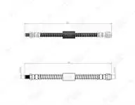 

1217-0138 для тормозного шланга на X218 W221 c250218-