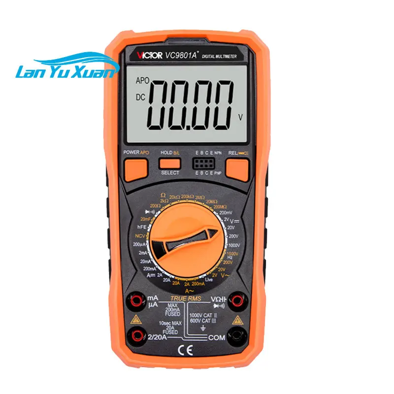 

Victory Universal Meter VC9801A+VC9802A+VC9804A+VC9805A+VC9808+ Digital Multimeter