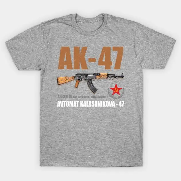 AK-47 Avtomat Kalashnikova русская Футболка мужская футболка Новая Мужская хлопковая