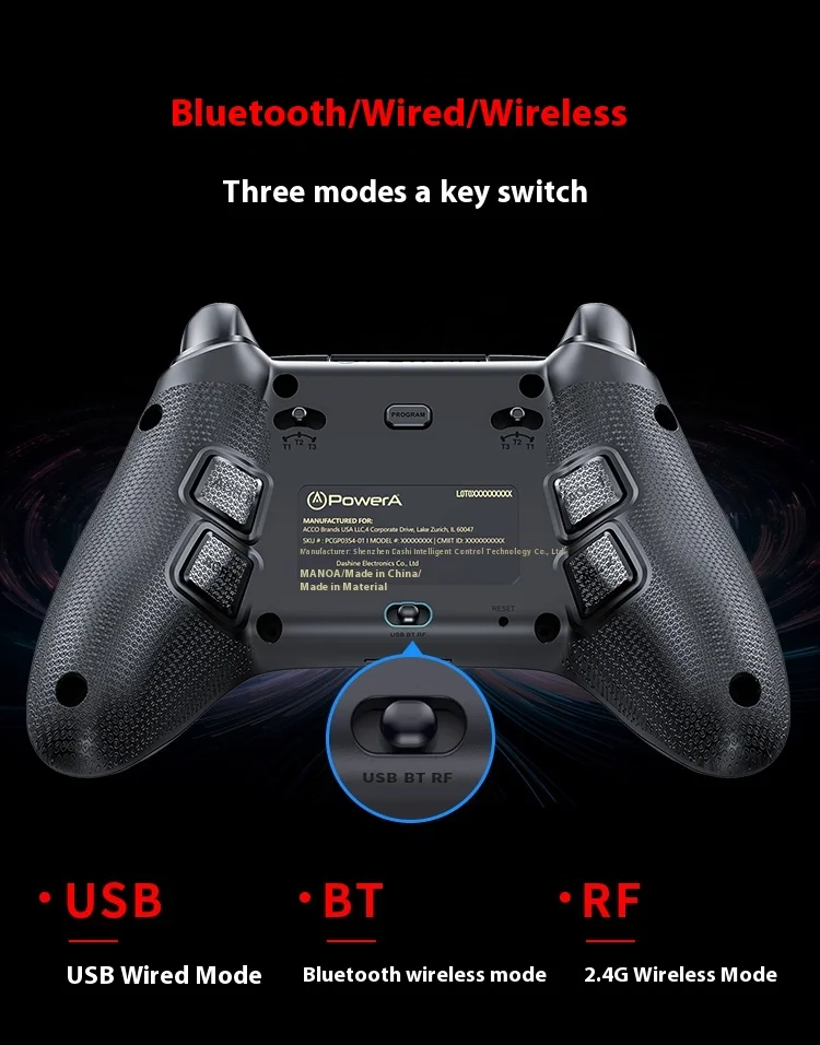 Беспроводной контроллер PowerA Battle Dragon Series 1200 мАч Bt для Opsv3 Pro Rgb Hall 1k