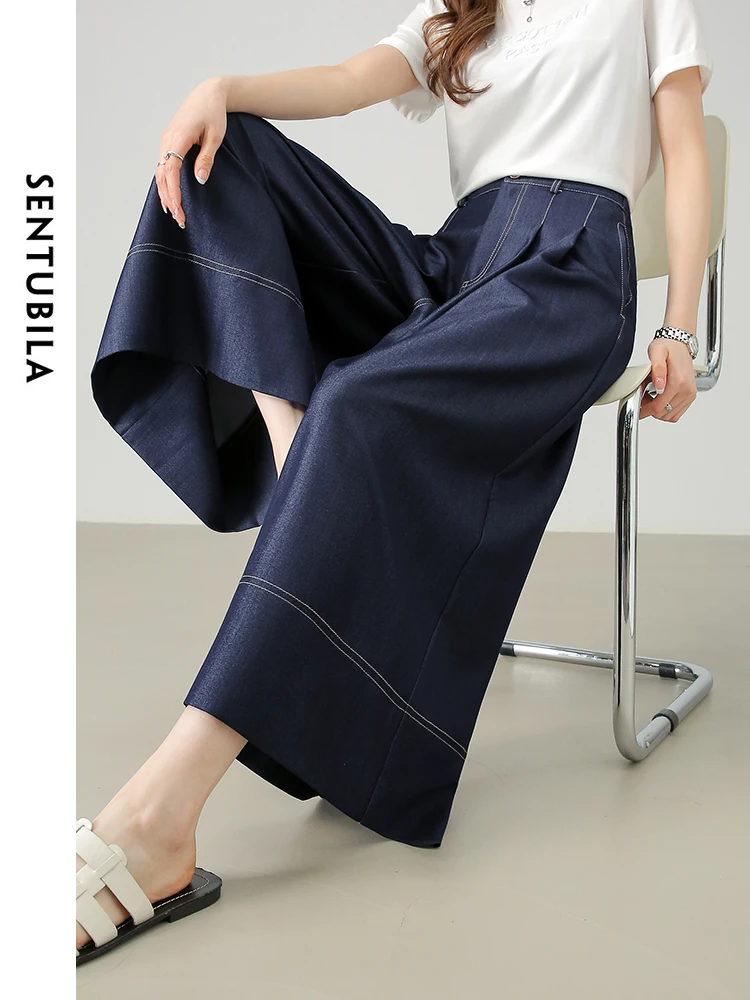 SENTUBILA яркие украшения укороченные мешковатые брюки женские летние повседневные