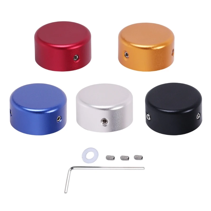 

Guitar Effect Pedal Guitar Foot Nail Cap Effect Pedal Pad Cover Aluminum Alloy Foot Switch Toppers Knobs Tool Parts Kits G99D