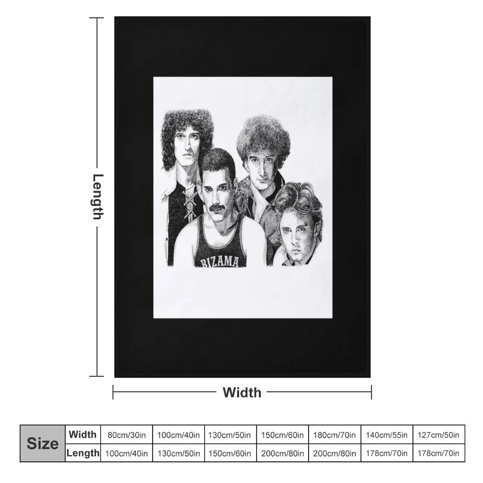 Группа футболок белая футболка группы queen _ от quardo плед одеяло фланелевые одеяла