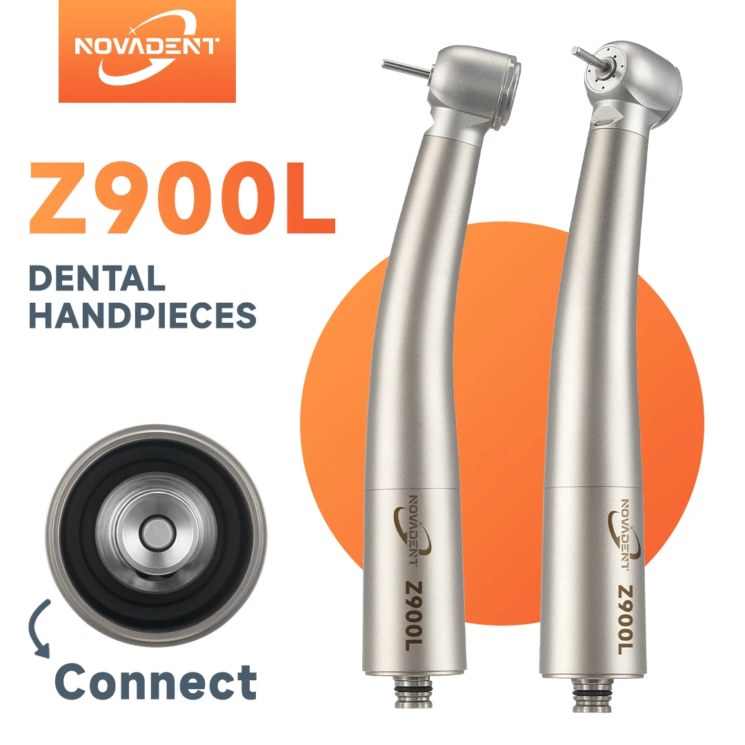 Стоматологический турбинный наконечник с волокнистым светом