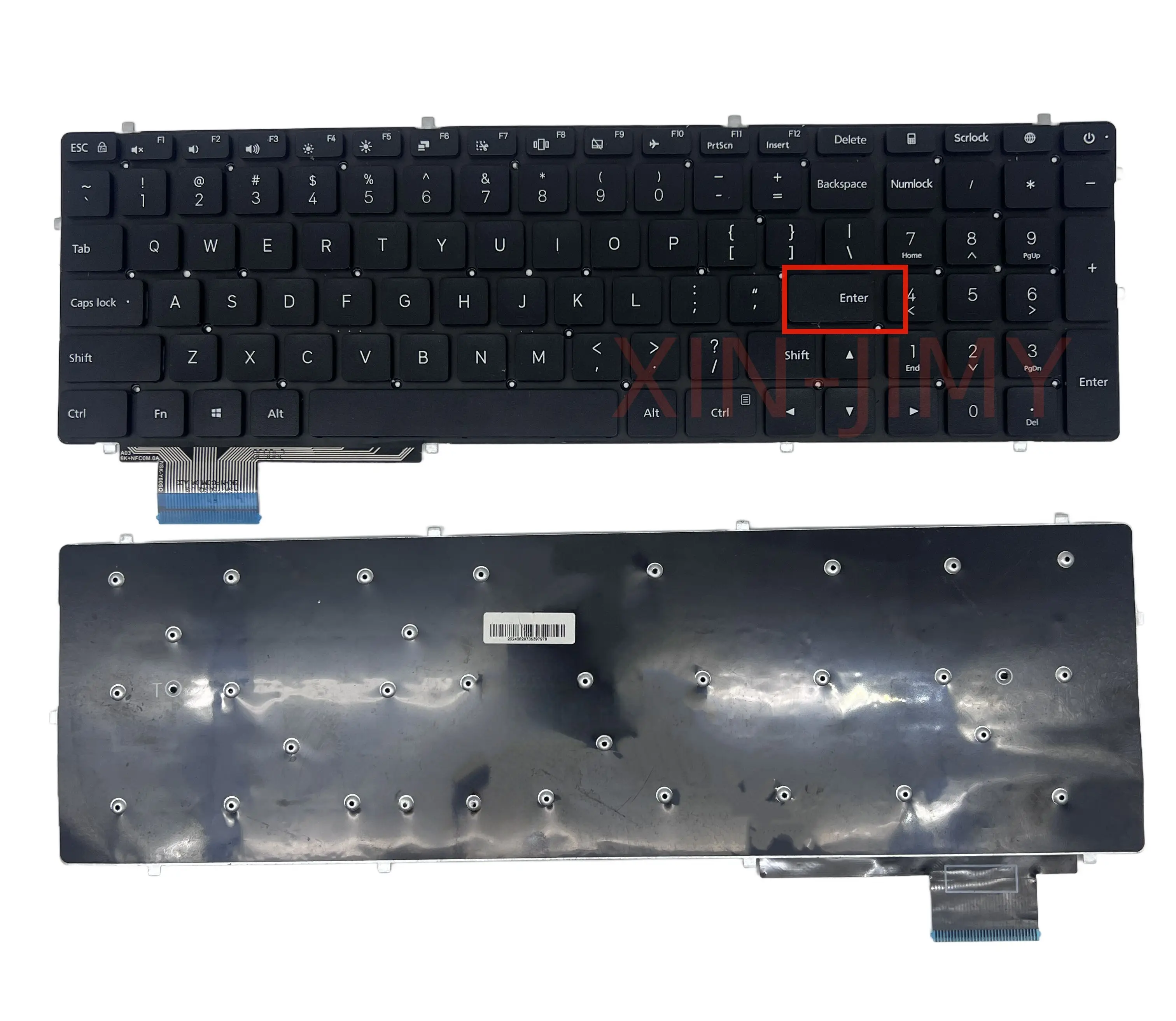 Фото Черная клавиатура для ноутбука с американской раскладкой для XIAOMI RUBY MX110 TM1802 TM1709 TM1705 №1