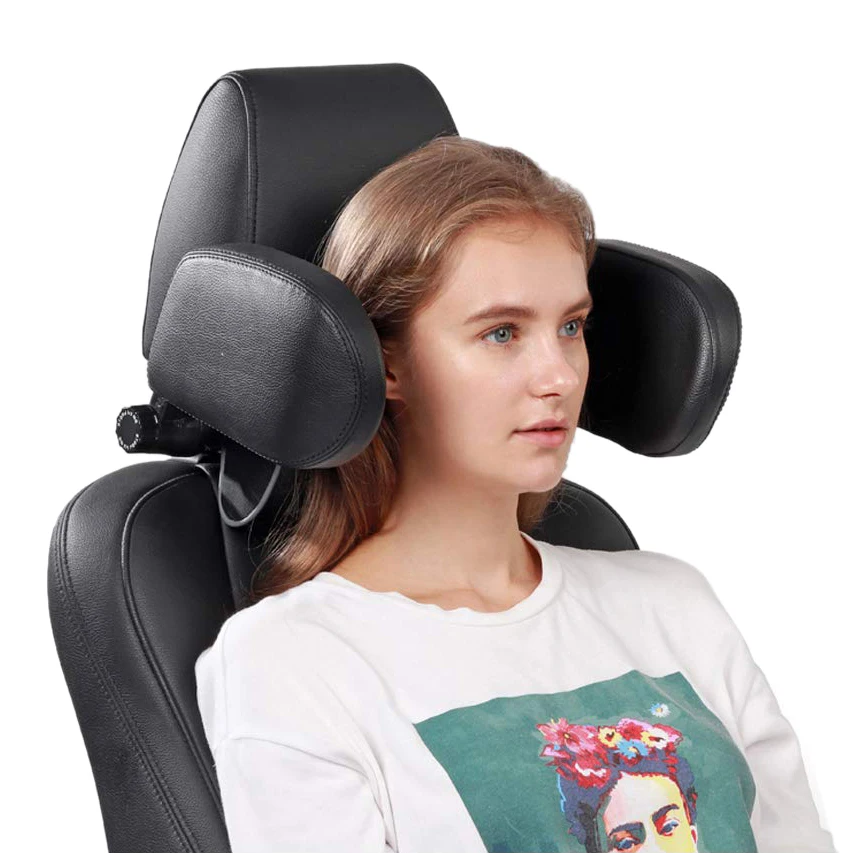 

Car Headrest Nap Support,Fitted Pillow Car, Functional Travel Car Accessories for Adults,Car Head Rest Child,Safe Car