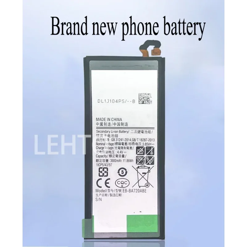 Аккумулятор 100% для Samsung Galaxy A7 3600 version A720 EB-BA720ABE A720F SM-A720 A720F/DS