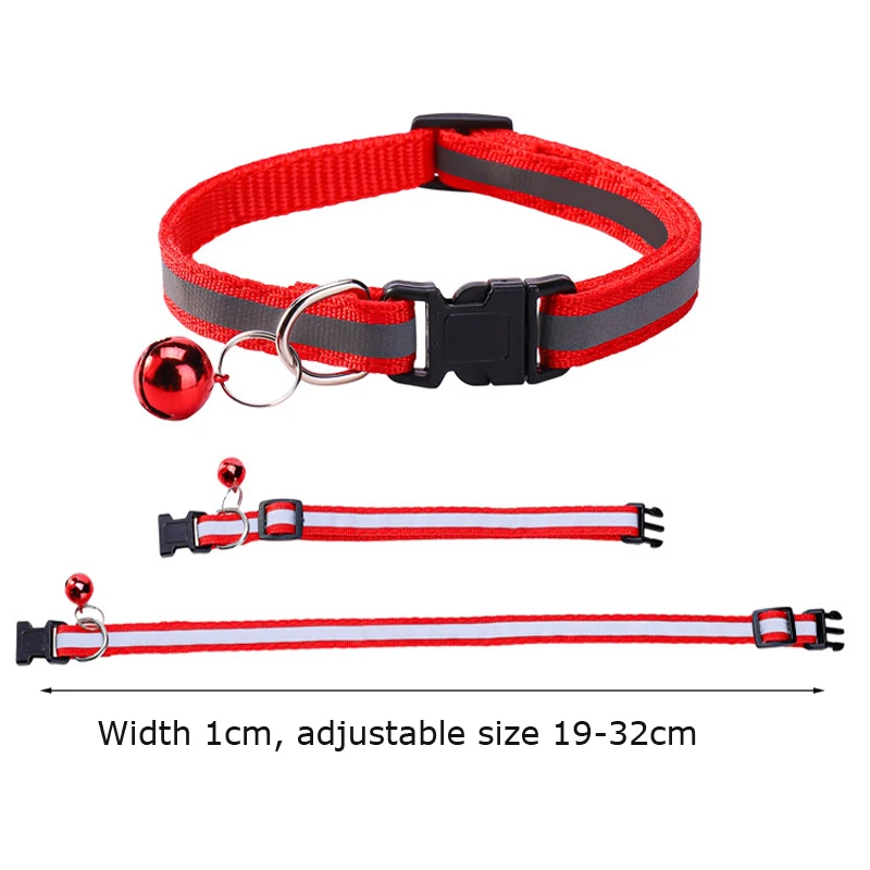 Безопасные регулируемые ошейники для кошек ожерелье собак эластичный ошейник с