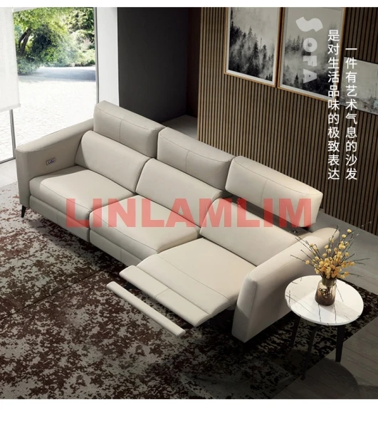 LINLAMLIM высококачественный диван из натуральной кожи cama двойное электрическое