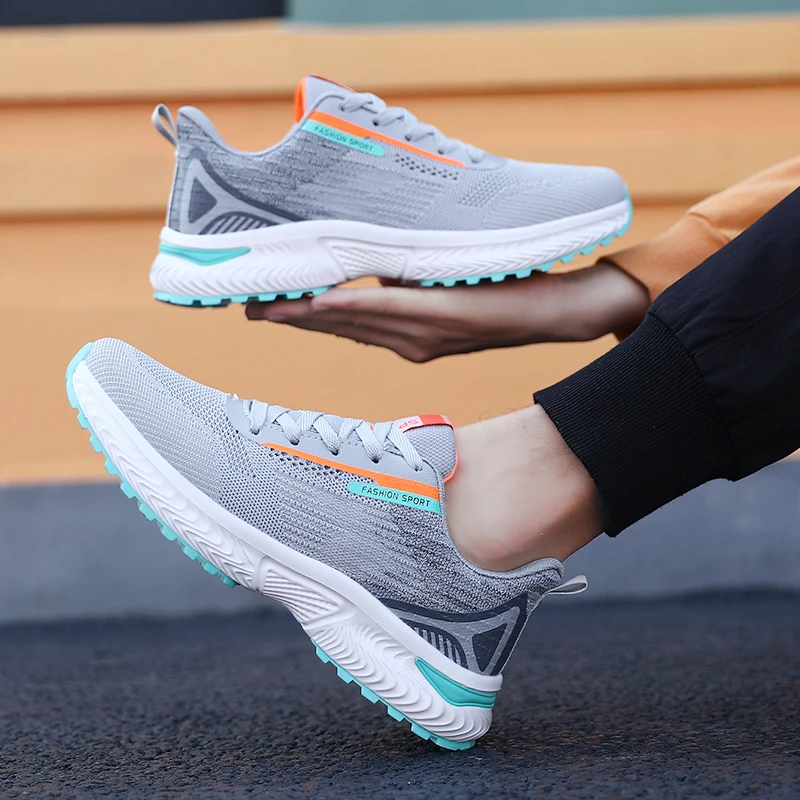 Men Runnning Shoes Breathable Plus Size Sneakers Outdoor Comfortable Sport Jogging Casual Shoes