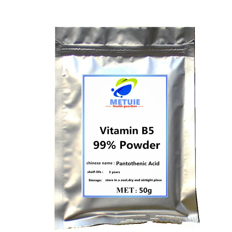 

99% Pantothenic Acid Vitamin B5 Vb5 Powder sudden death,Skin and hair disorders D-Calcium Pantothenate Powder