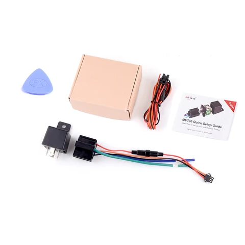 Автомобильный мини-GPS-трекер MV730 с пультом дистанционного управления, отслеживание транспортного средства в реальном времени, обнаружение ACC, режим сна