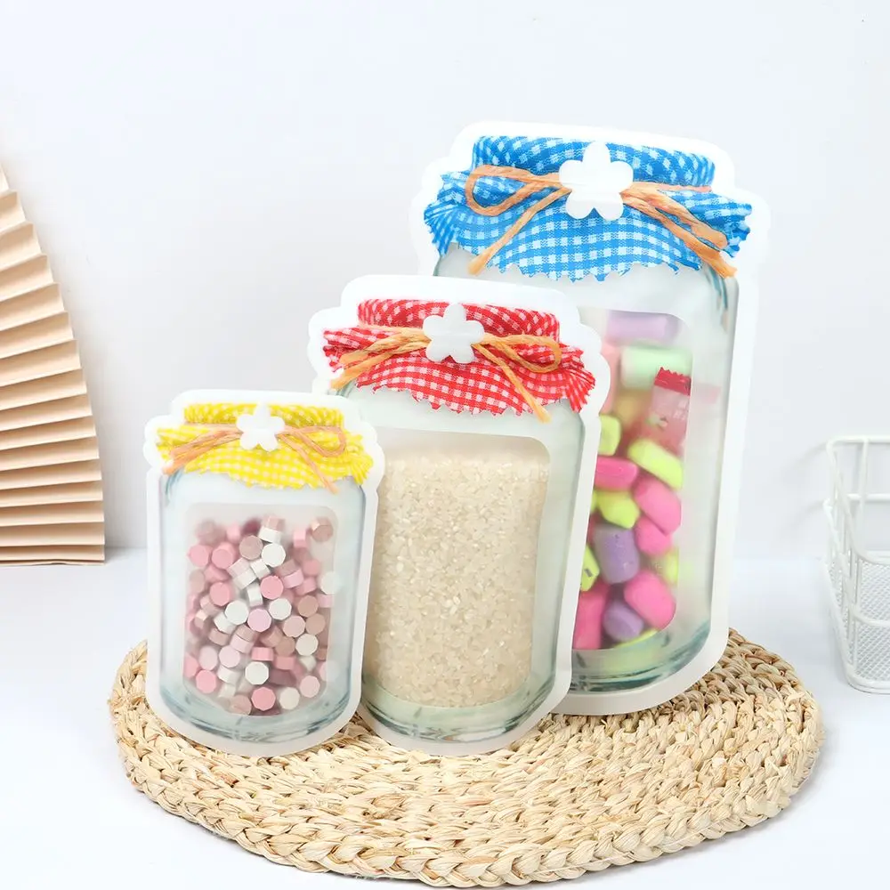 

Party Decoration Food Seal DIY Ziplock Biscuits Snack Storage Organizer Candy Bag Mason Jar Bags Cookies Packaging