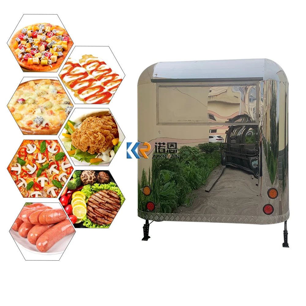 

OEM Fast Food Cart BBQ Air Stream Concession Trailer for Sale Hot Coffee Outdoor Mobile Kitchen Food Carts