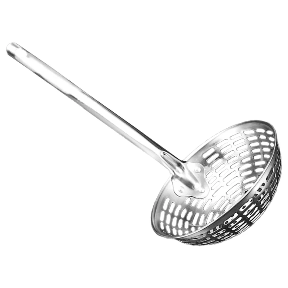 

Stainless Steel Kitchen Utensil Food Strainer Colander Spoon Skimmer Ladle with Long Handle