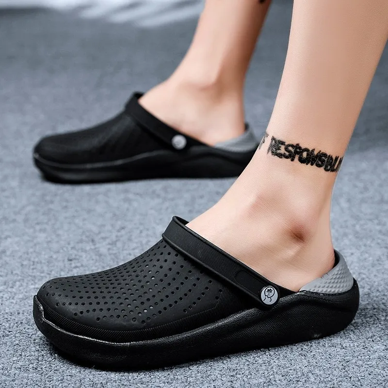 Men Shoes 2023 Outdoor Beach Casual Jelly Shoes Cheap Male Shoes Zapatos De Hombre