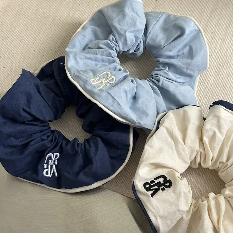 Модные хлопковые резинки для волос с буквами девочек и женщин в стиле ins