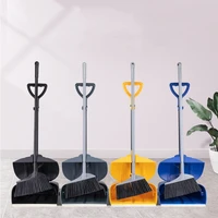 standing broom combination outdoor portable broom with large folding dustpan floor cleaning bodenwischer household accessories