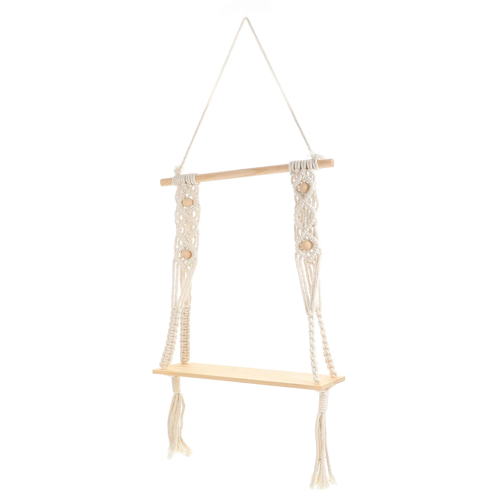 

1Pc Tapestry Hanging Shelf Wall-mounted Storage Holder Simple Room Office Decoration