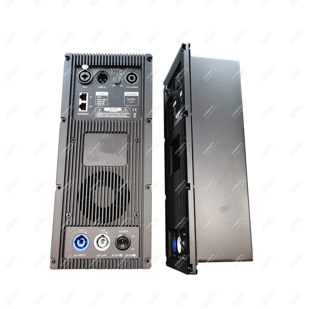 

1000W RMS 1 in 2 out DSP control Class D Plate Amplifier module for line array speaker subwoofer With PFC 90V-260V 50HZ-60HZ