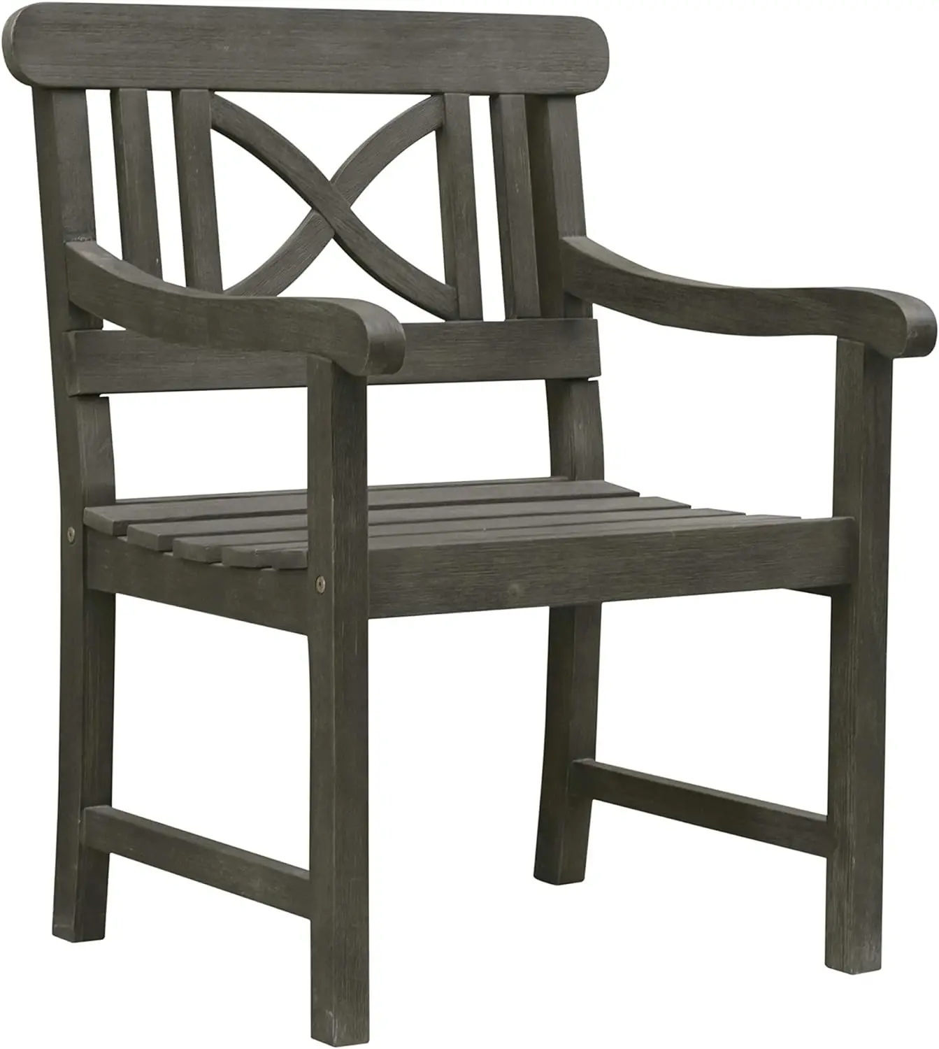 

Renaissance Outdoor Hand-Scraped Hardwood Armchair