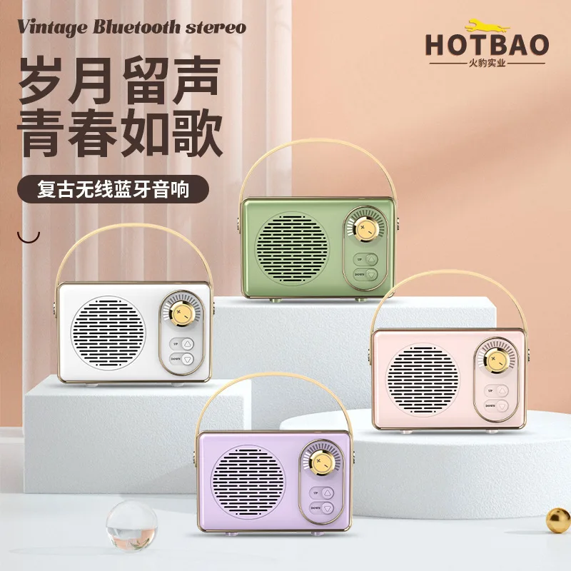 

Mini retro styling Bluetooth small speaker ins features portable styling Wireless Bluetooth speakers Outdoor speakers