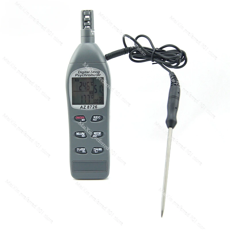 AZ8726 AZ8716 AZ8706 AZ8746 Цифровой строповый психометр Измеритель точки росы с калибровкой