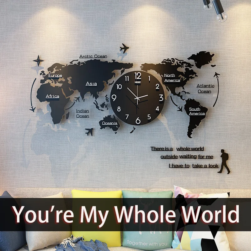 Акриловые настенные часы