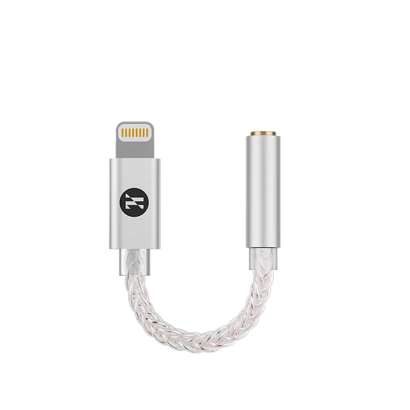 

JCALLY JM35L USB Light ning To 3.5mm Cable DAC ES9038Q2M Hifi Adapter Decode Amp Digital Audio Cable 32bit/384KHz