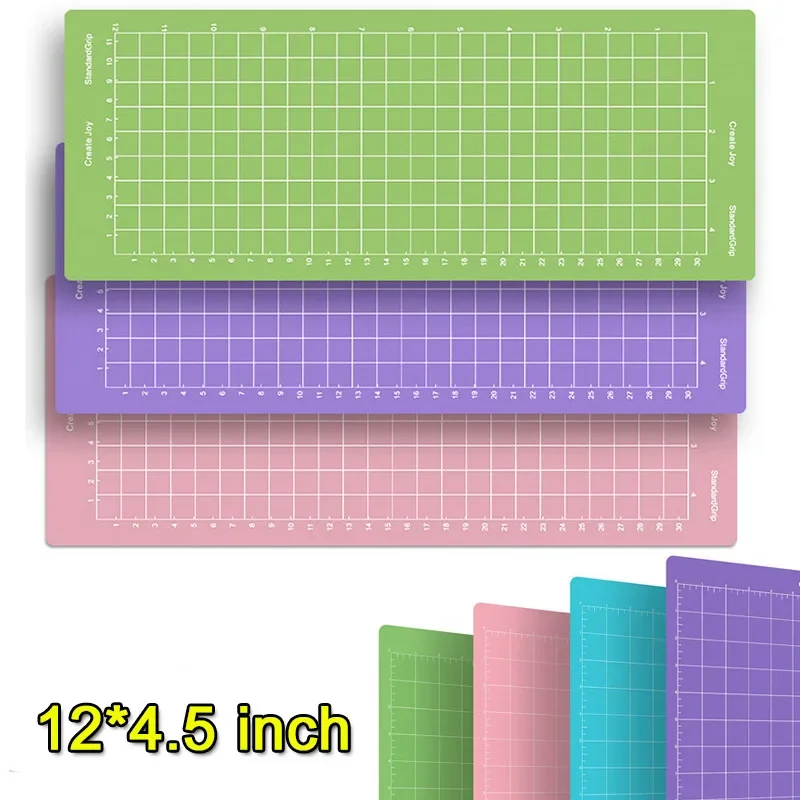 

12x4.5inch With Cutting Adhesive Cricut/cameo Cutting Cricut 1/3 Machine Mat Plate Pack 4 Engraving For Base Pvc Mats Joy