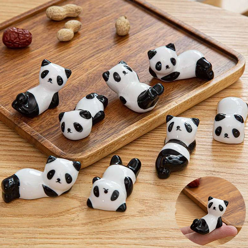 

Cute Panda Chopstick Rest China Lovely Kawaii Gift Novelty Set of 2 Party UK