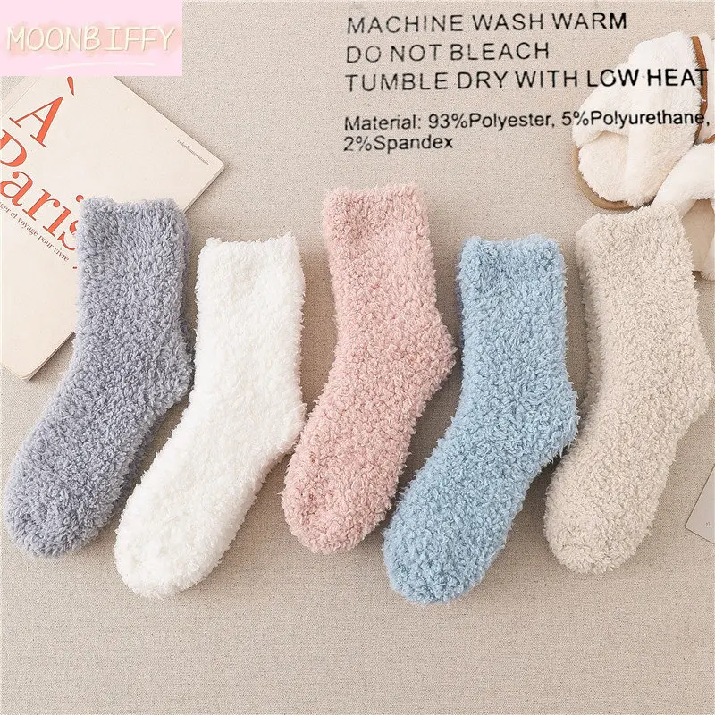 

Очень толстые женские носки из кораллового флиса для сна с мультяшным принтом зимние женские теплые удобные утепленные хлопковые носки