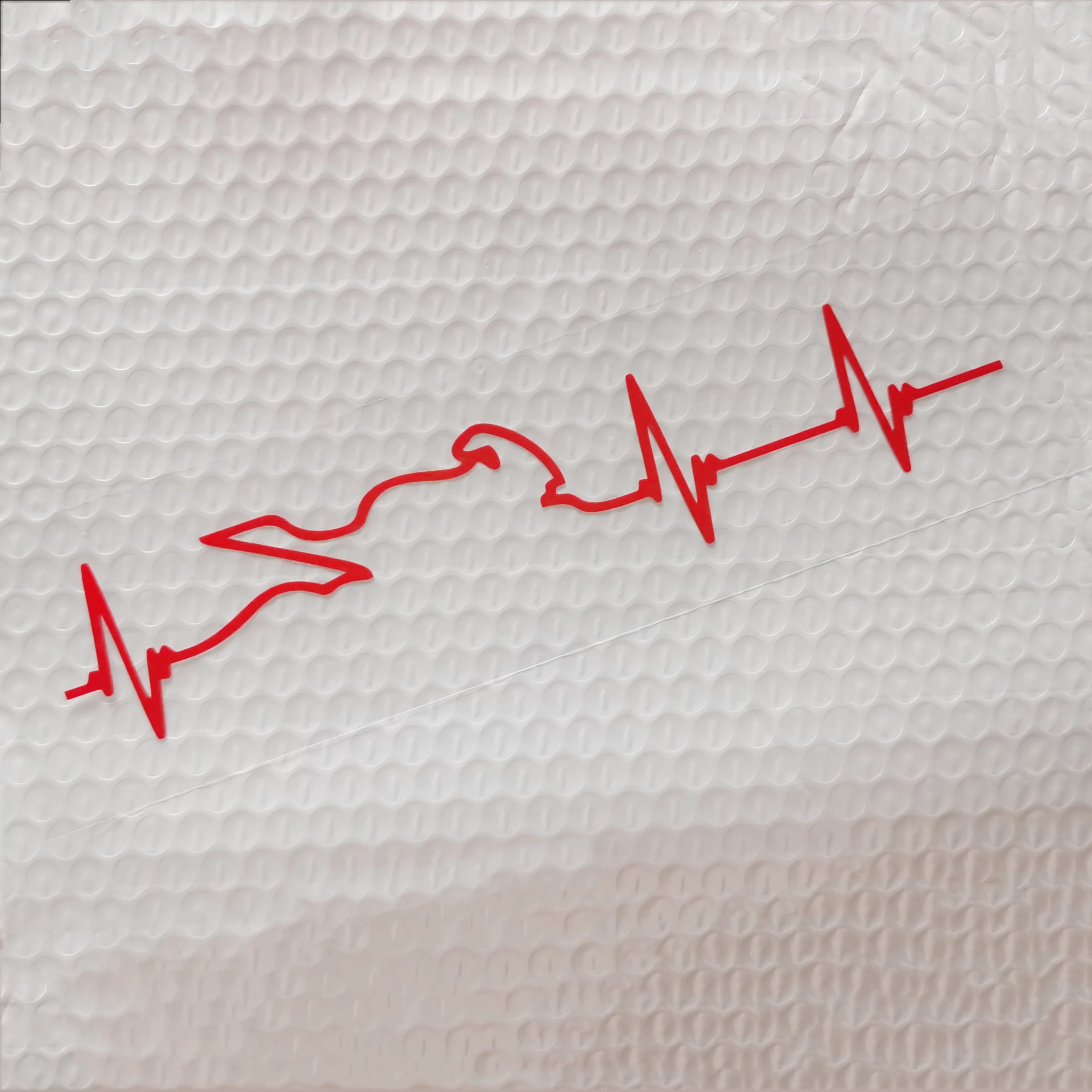 

Наклейки на мотоцикл Heartbeat, водостойкая светоотражающая декоративная наклейка для автомобиля и мотоцикла для Yamaha R1 R3 TMAX XMAX