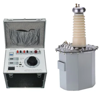 10kVA 100kV Power frequency withstand voltage testers oil immersed HV transformer AC DC Hipot tester