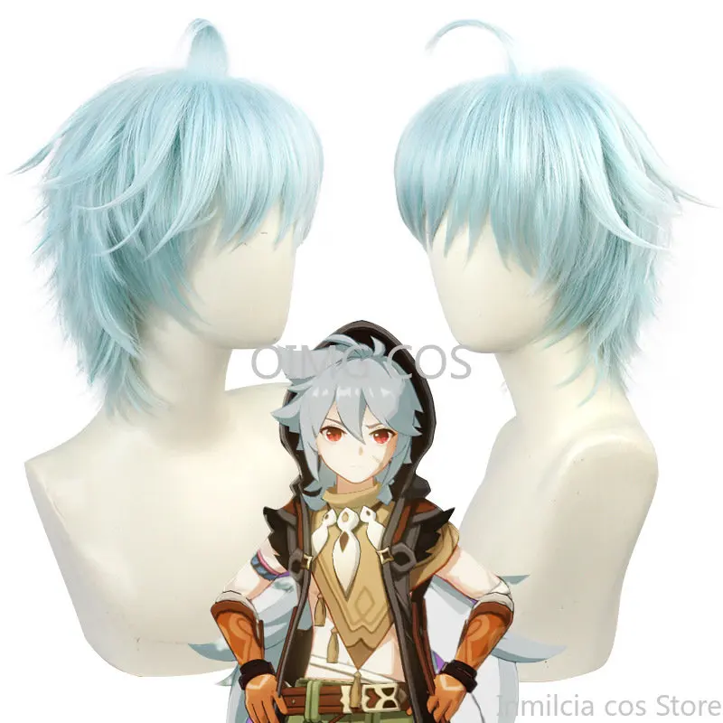 

Genshin Impact Chongyun Cosplay Wig Anime Halloween Costumes for Women Game