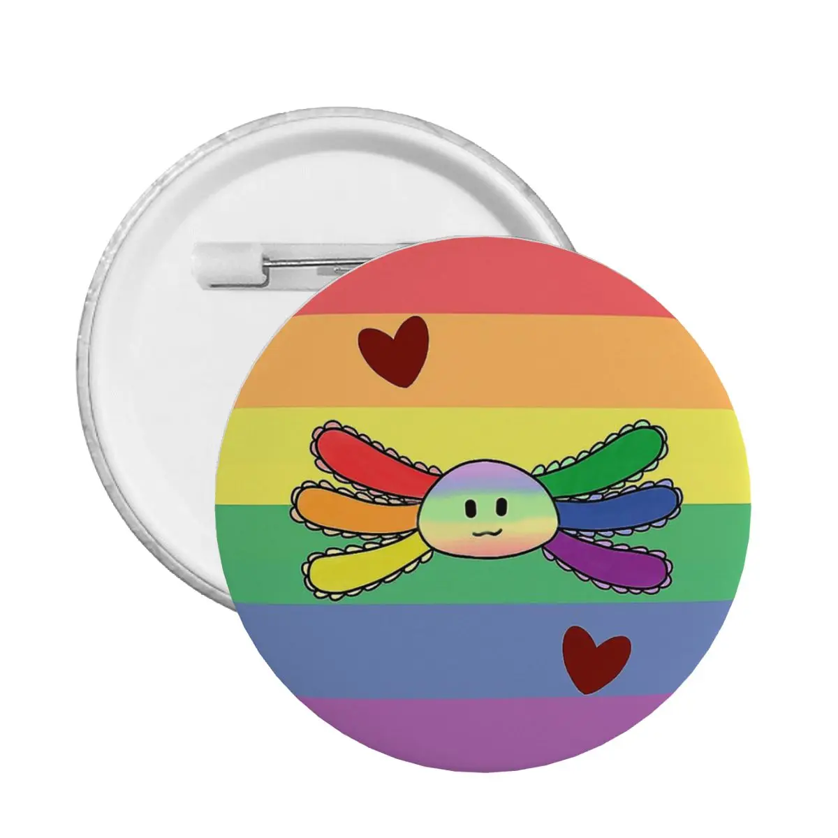

Значок на булавке Pride Axolotl, металлическая Шестигранная брошь на заказ, брошь-значок для друзей, броши для одежды