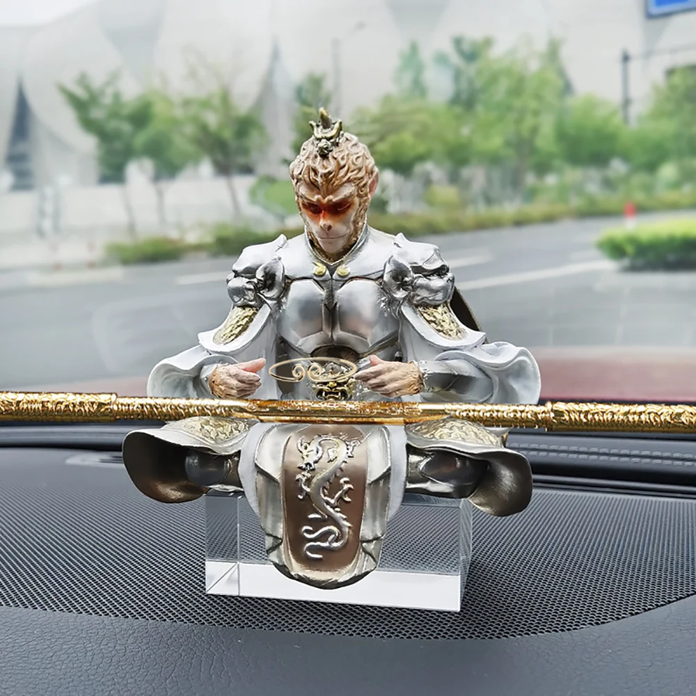 

Car Decoration Doufo Creative Gift Car Qitian Dasheng Monkey King Ornaments Interior Decor Crafts Accessories Art And Sculptures