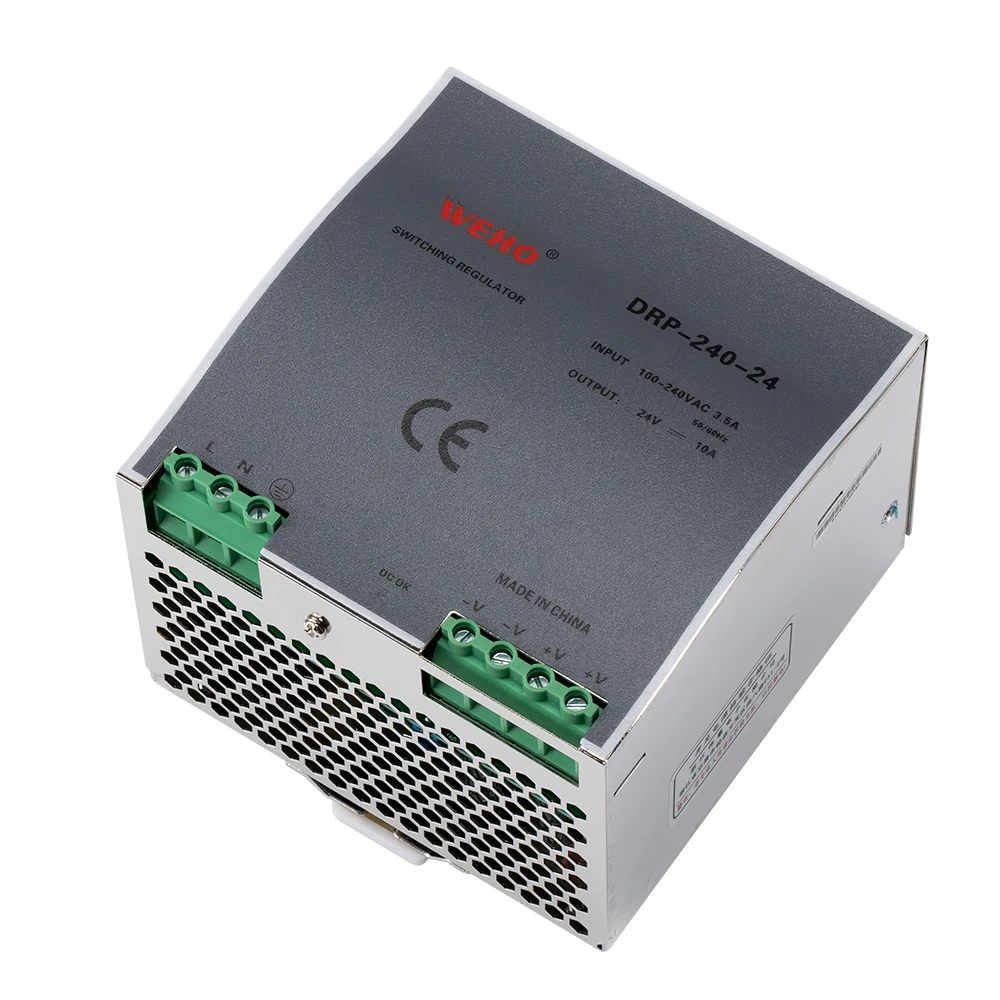 DRP-240W охлаждающий алюминиевый корпус 240 Вт 24 в 36 48 блок питания DC Din рейка блоки |