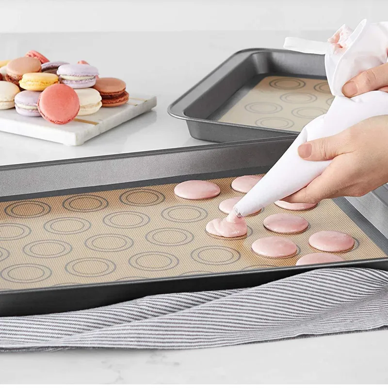 

High temperature resistant silica gel baking tray mat bread non-stick oven baking mat
