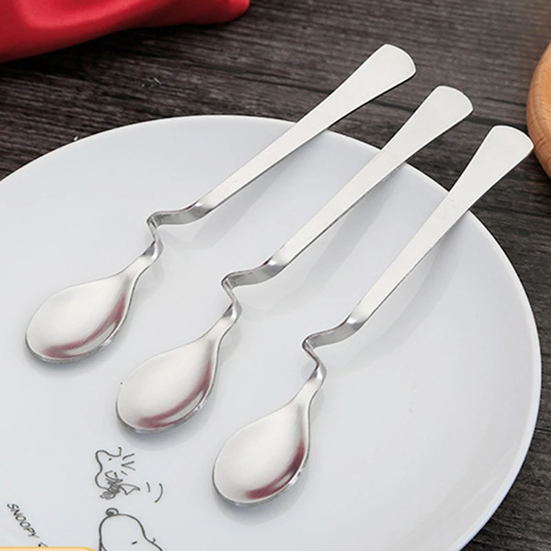 1 * ложка Spoo для десерта кофе чая из нержавеющей стали десертные ложки аксессуары