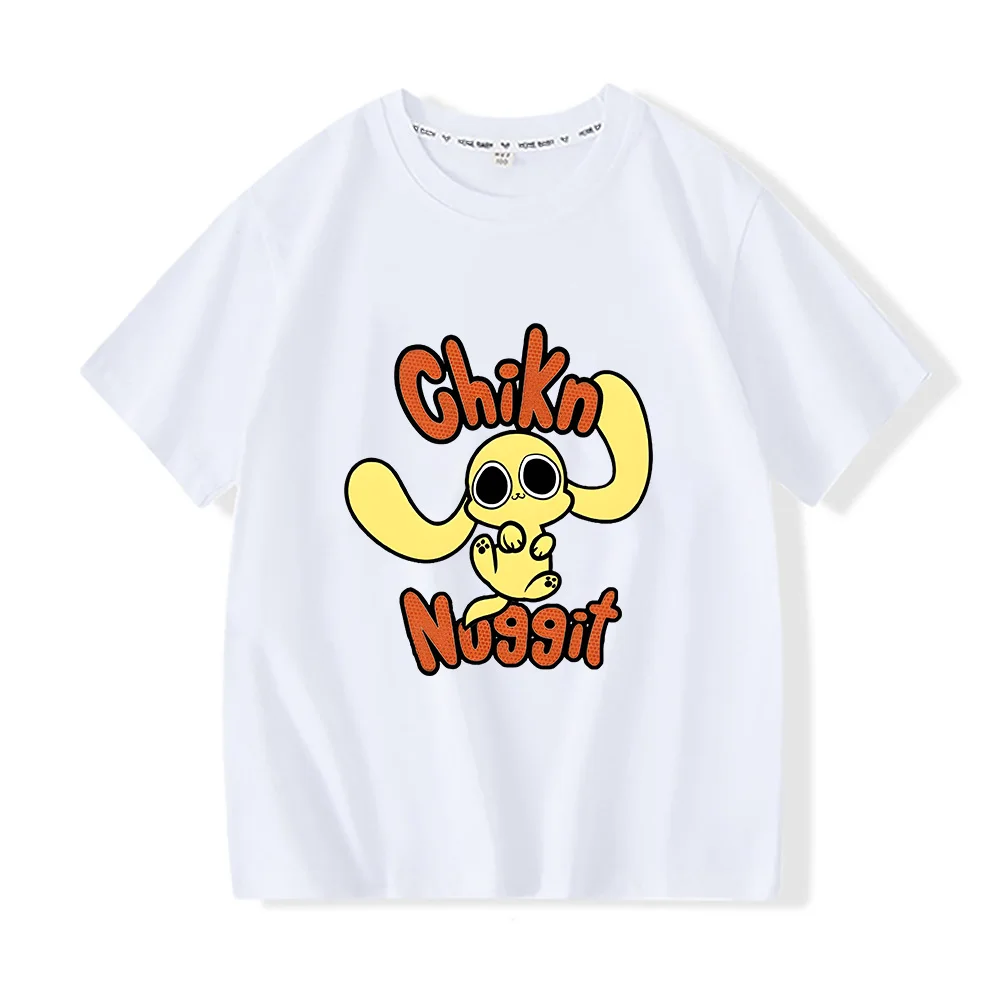 Chikn Nuggit хлопковая футболка летняя для детей