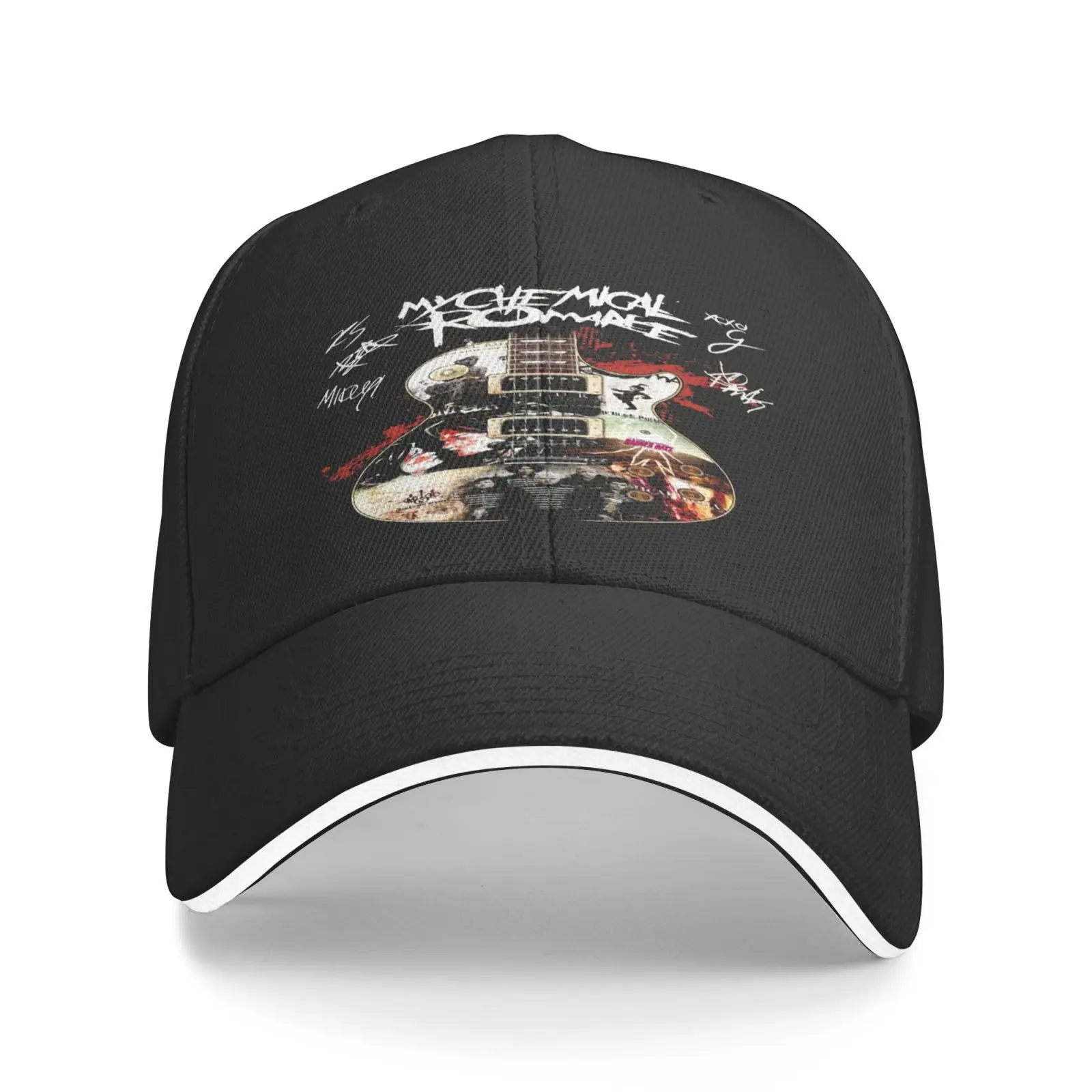 

My Chemical Romance Band Guitar Cap Caps Women Women Hat Beanies For Men Women's Cap Knit Hat Cap For Boy Caps Women Men's Hat