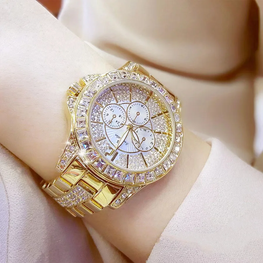 Часы наручные женские кварцевые со стразами люксовые брендовые модные с