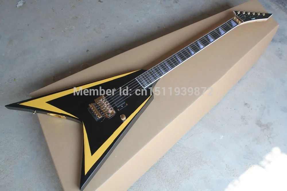 

LTD Flying V Custom Shop Blood Tears James Hetfield Electric Guitar Floyd Rose Bridge active EMG pickups