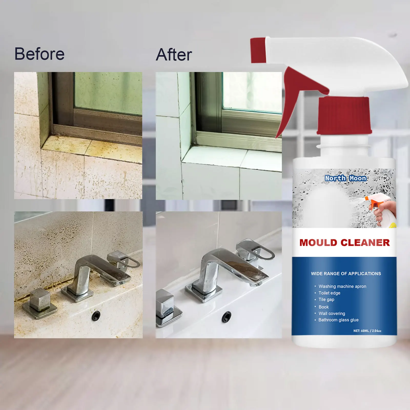 

Mildew deodorant spray Household mildew foam spray silicone joint wall ceiling effective