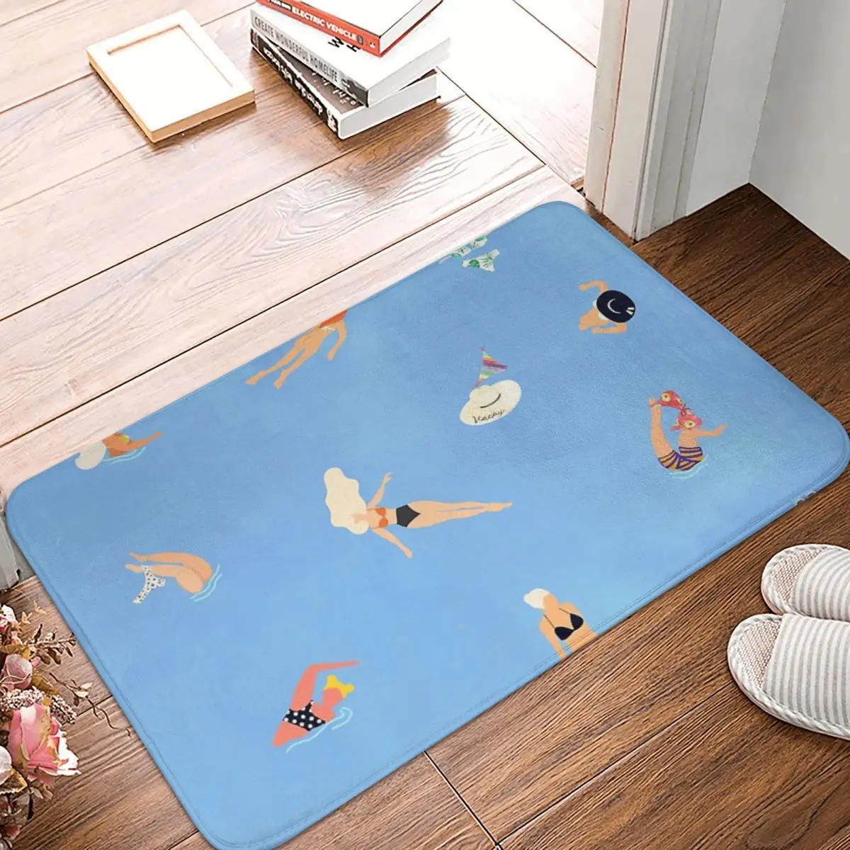 

Summer Weekend 60x40cm Carpet Polyester Floor Mats Popular Bathroom Everyday