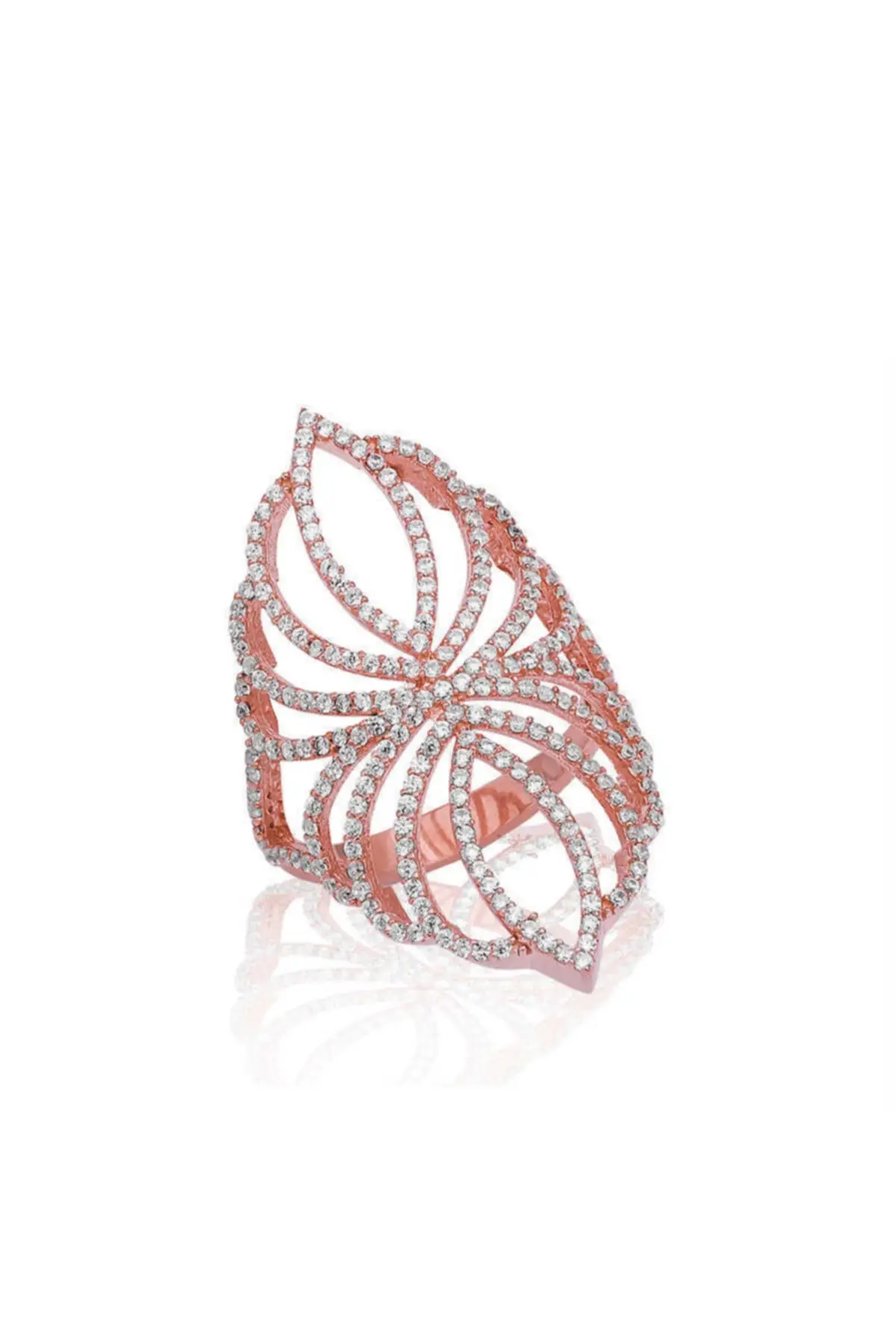 

Женское кольцо с серебряной розой